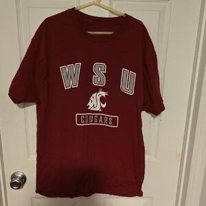WSU Cougars Maroon Short Sleeve Tee